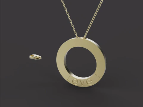 吊坠60763 3D 模型