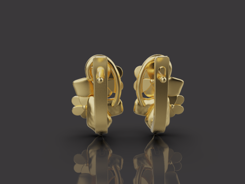 Earrings 54113 Model 3D