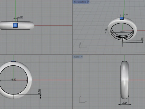 Ring 30094 3D Model