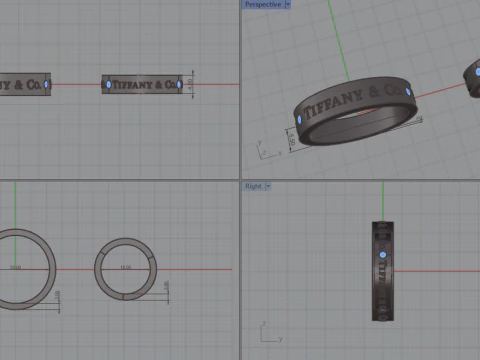Rings 51235 3D Model