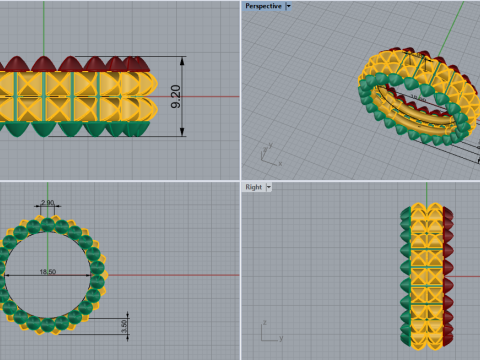 Ring 67442 3D Model