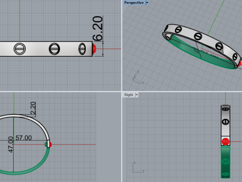 Bracelet 67434 3D Model
