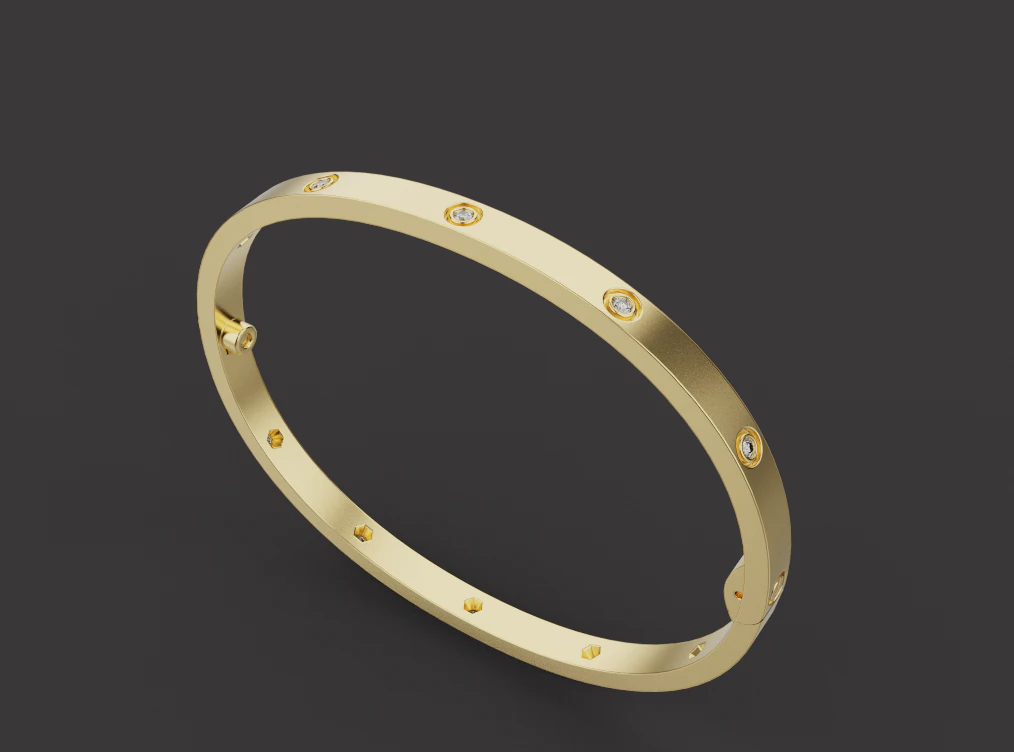 Bracelet 67407 3D Model .c4d .max .obj .3ds .fbx .stl .blend 