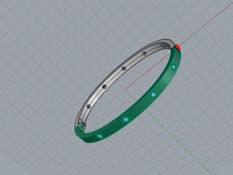 Bracelet 67407 Modello 3D