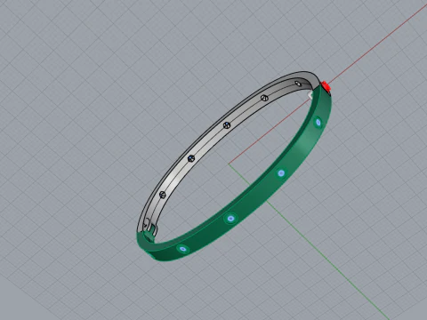 Bracelet 67407 3D Model