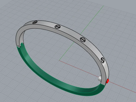 Bracelet 67404 3D Model