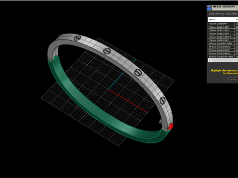 Bracelet 67404 3D Model