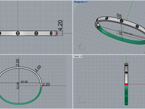 Bracelet 67395 3D Model