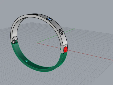 Bracelet 67371 3D Model