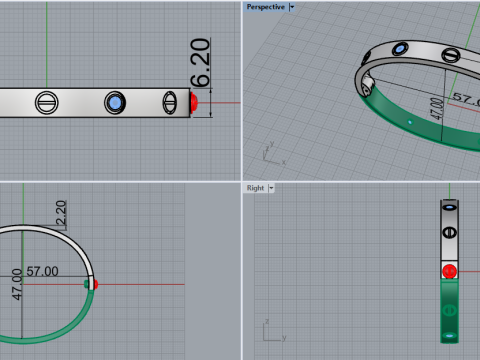 Bracelet 67371 Modelo 3D