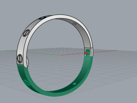 Bracelet 67371 3D Model