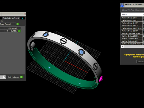 Bracelet 67371 3D Model
