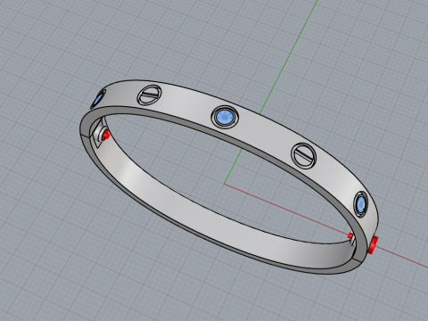 Bracelet 67357 Modèle 3D
