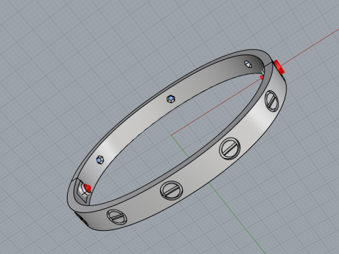 Bracelet 67357 Modèle 3D