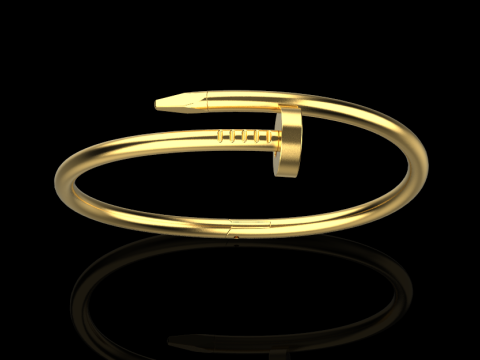 Nail Bracelet 67212 3D Model