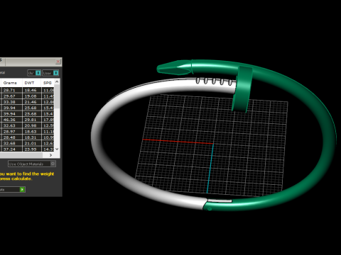 Nail Bracelet 67212 3D Model