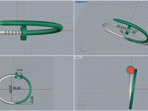 Bracelets 67144 3D Model