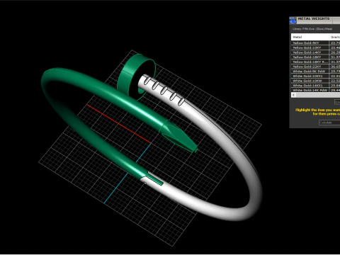 Bracelets 67144 3D Model