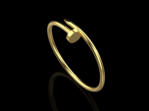 Nail Bracelet 66972 Model 3D