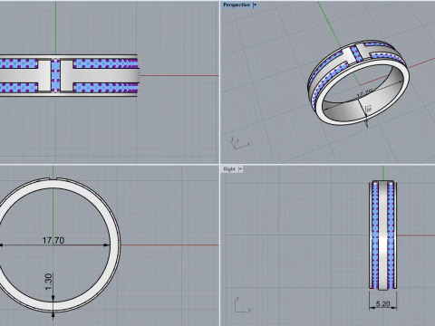 Ring 66960 3D Model