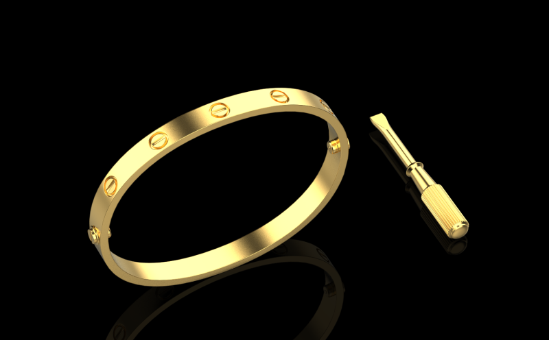 Bracelet 66957 Model 3D .c4d .max .obj .3ds .fbx .stl .blend