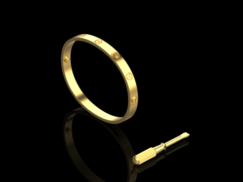 Bracelet 66957 Model 3D