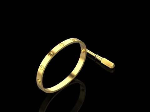 Bracelet 66957 Model 3D