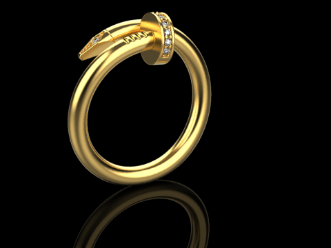 Nail Ring 66944 3D Model