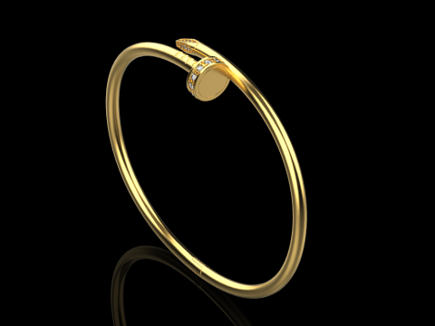 Nail Bracelet 66920 3D Model