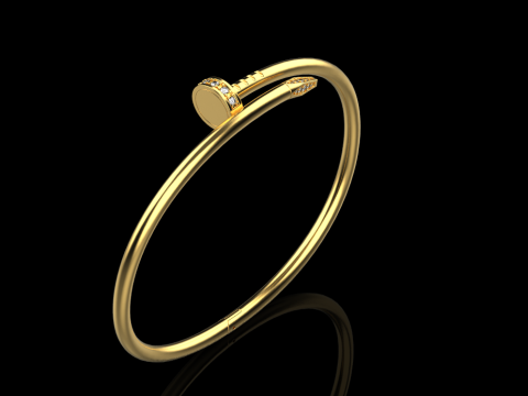 Nail Bracelet 66920 3D Model