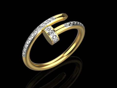 Nail Ring 66919 3D Model