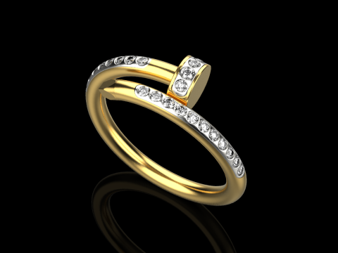Nail Ring 66919 3D Model