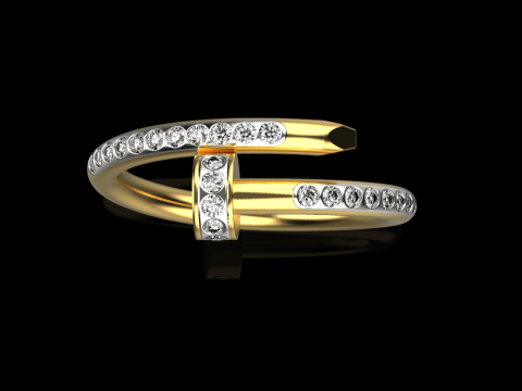 Nail Ring 66919 3D Model