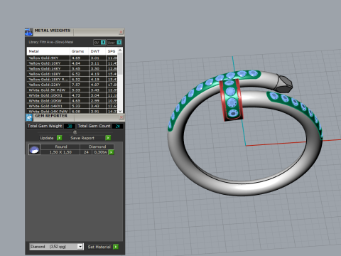 Nail Ring 66919 3D Model
