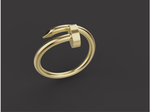 Nail Ring 66807 3D Model