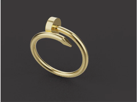 Nail Ring 66807 3D Model