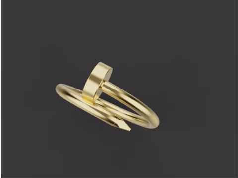 Nail Ring 66807 3D Model