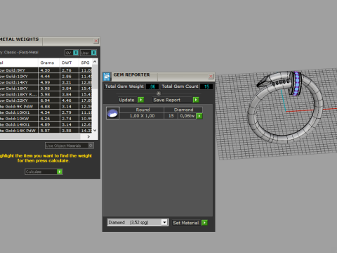 Nail Ring 66580 3D Model