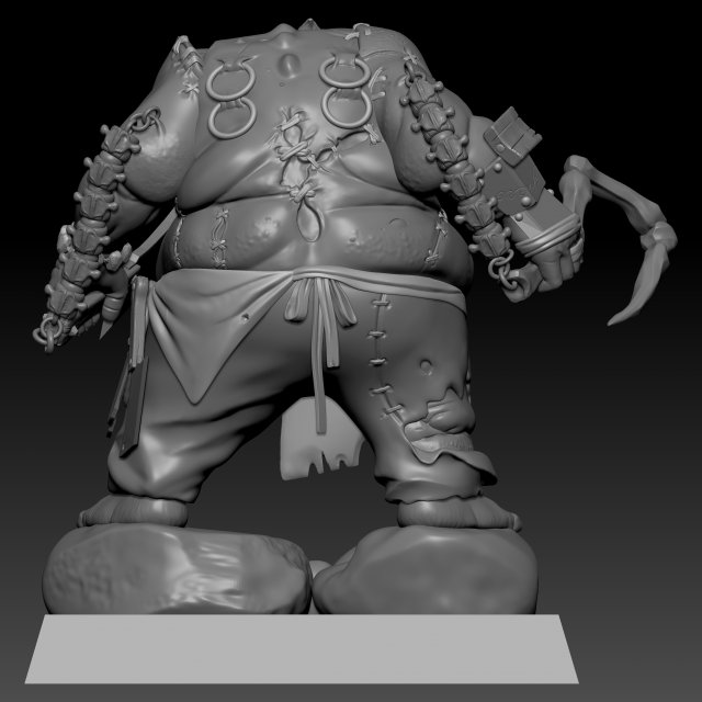 Dota Pudge 3D Модель In Монстр 3DExport