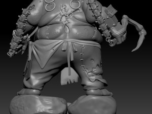 Dota pudge 3Dモデル