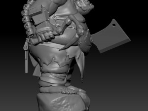 Dota pudge 3Dモデル