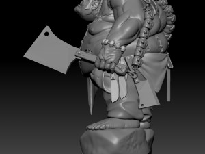 Dota pudge 3Dモデル