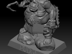 Dota pudge 3Dモデル