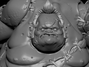 Dota pudge 3Dモデル