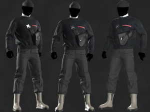 Outfit mannelijk 3D Model