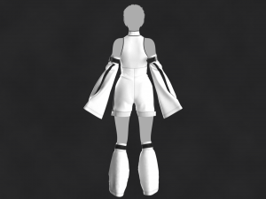 Outfit Female OBJ mtl FBX ZPRJ 3D Модель