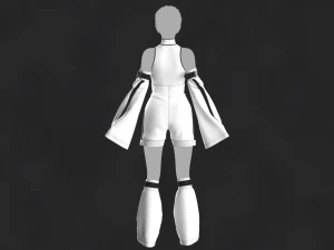 Outfit Female OBJ mtl FBX ZPRJ 3D Model
