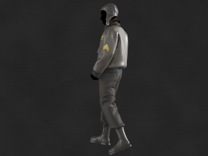 Male Pilot Uniform OBJ mtl FBX ZPRJ 3D 模型
