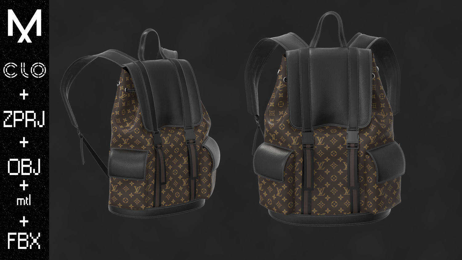 louis vuitton luggage bag 3D Model in Other 3DExport