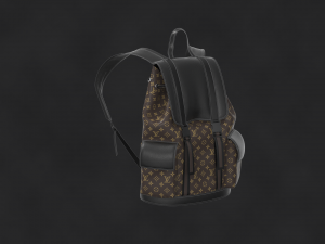 Louis Vuitton BackPack OBJ mtl FBX ZPRJ 3D मॉडल